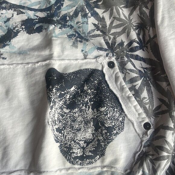 True Religion Mens Hemp Printed Pullover Sweatshirt size XXL - Picture 4 of 9